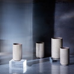 Lyngby Porceln Radiance Vase - Fajance 15 cm - Gr