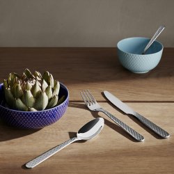 Lyngby Porceln Rhombe Bestikst 16 Dele