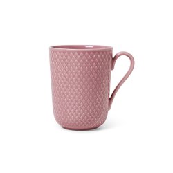 Lyngby Porceln - Rhombe Color Krus m. Hank - Rosa