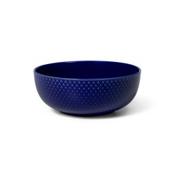 Lyngby Porceln Rhombe Color Skl 15,5 cm Mrk Bl