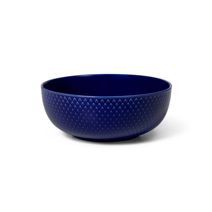 Lyngby Porceln Rhombe Color Skl 15,5 cm Mrk Bl