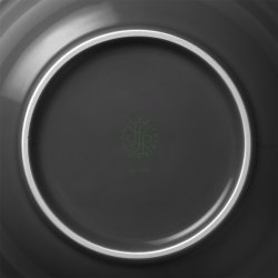 Lyngby Porceln Rhombe Earth Dyb Tallerken 24,5 cm Slate