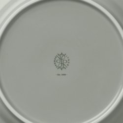 Lyngby Porceln Rhombe Earth Frokosttallerken 21 cm Moss