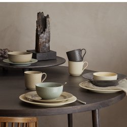 Lyngby Porceln Rhombe Earth Krus m. Hank Clay