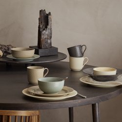 Lyngby Porceln Rhombe Earth Krus m. Hank Marble