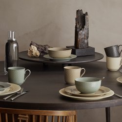 Lyngby Porceln Rhombe Earth Krus m. Hank Moss