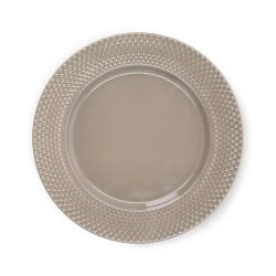 Lyngby Porcel�n Rhombe Earth Middagstallerken �27 cm Clay