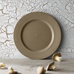 Lyngby Porcel�n Rhombe Earth Middagstallerken �27 cm Clay