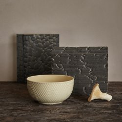 Lyngby Porceln Rhombe Earth Skl 13 cm Marble