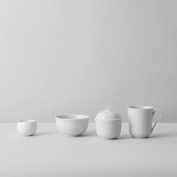 Lyngby Porceln - Rhombe Krus m. Hank - 2 stk.