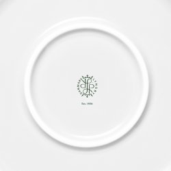 Lyngby Porceln Rhombe Serveringsskl 28,5 cm Hvid