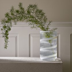 Lyngby Porceln Swirl Vase H25 cm