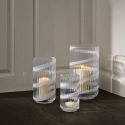 Lyngby Porceln Swirl Vase H20,5 cm