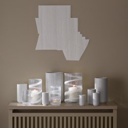 Lyngby Porceln Swirl Vase H20,5 cm