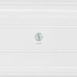 Lyngby Porcel�n Tura Ovalt Serveringsfad Hvid 48x20 cm