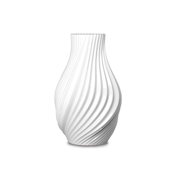 Lyngby Porceln Twist Vase H18 cm