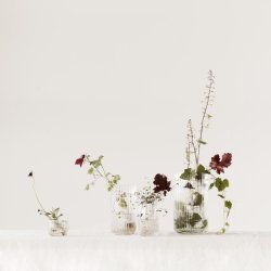 Lyngby Porceln Glas Vase - Klar - 38 cm