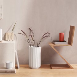 Lyngby Porceln Vase Rd H15,5 cm