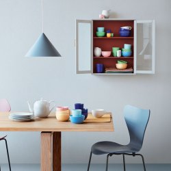Lyngby Porceln - Rhombe Color ggebger - Gul