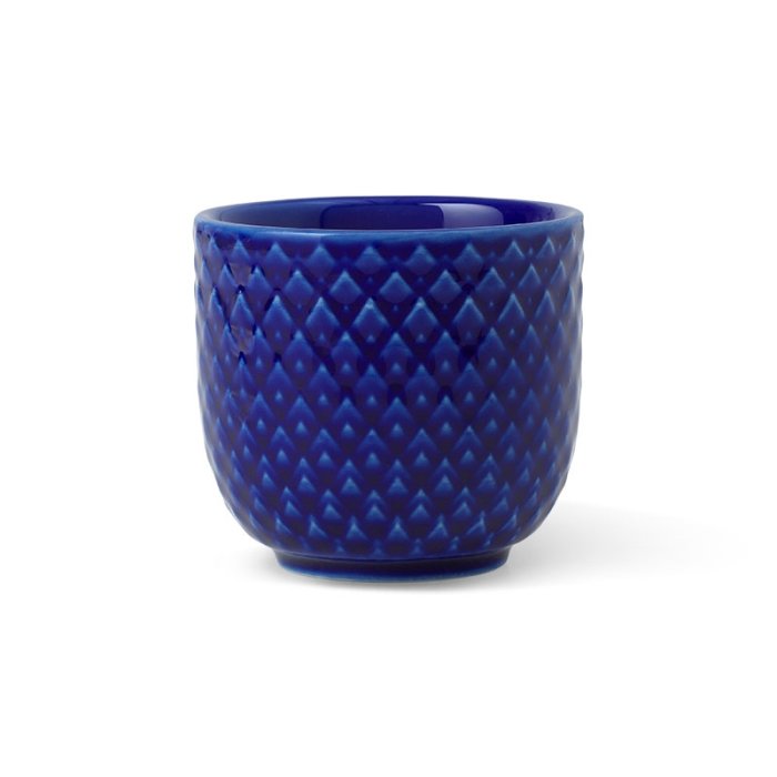Lyngby Porcelæn - Rhombe Color Æggebæger - Mørkeblå
