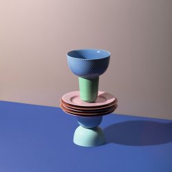 Lyngby Porceln - Rhombe Color Krus - Grn