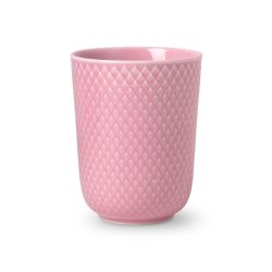 Lyngby Porceln - Rhombe Color Krus - Rosa