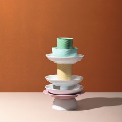 Lyngby Porceln - Rhombe Color Krus - Sand