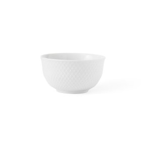 Lyngby Porceln Rhombe - Skl - 11 cm - Hvid