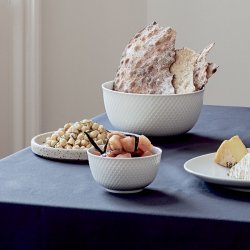 Lyngby Porceln Rhombe - Skl - 13,5 cm