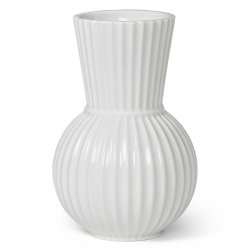 Lyngby Porceln Tura Vase H18 - Hvid