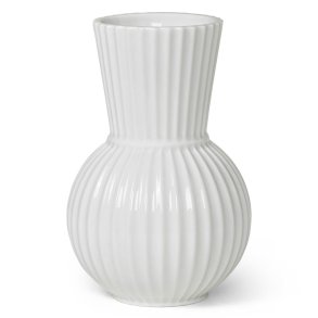 Lyngby Porceln Tura Vase H18 - Hvid