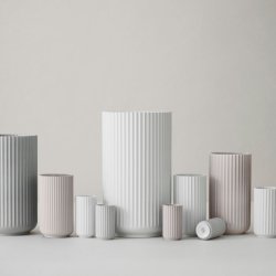Lyngby Porceln Vase - Hvid - 31 cm