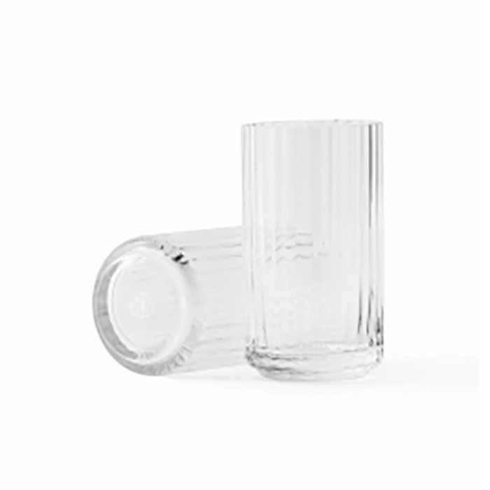 Lyngby Porceln Glas Vase - Klar - 12 cm