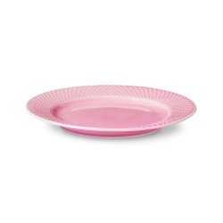 Lyngby Porceln - Rhombe Color Frokosttallerken 21 cm - Rosa