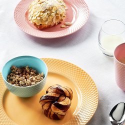 Lyngby Porceln - Rhombe Color Frokosttallerken 21 cm - Rosa