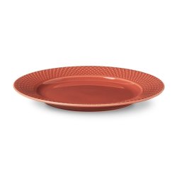 Lyngby Porceln - Rhombe Color Frokosttallerken 23 cm - Terracotta