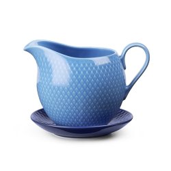 Lyngby Porceln - Rhombe Color Saucekande - Bl
