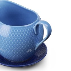 Lyngby Porceln - Rhombe Color Saucekande - Bl