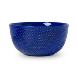 Lyngby Porceln - Rhombe Color Serveringsskl 22 cm - Mrkebl