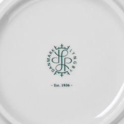 Lyngby Porceln - Rhombe Color Skl - 15,5 cm - Hvid