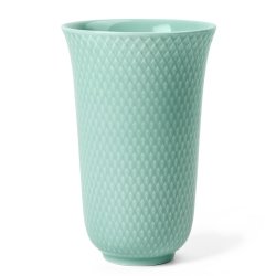 Lyngby Porceln - Rhombe Color Vase H15 cm - Aqua