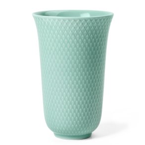 Lyngby Porceln - Rhombe Color Vase H15 cm - Aqua