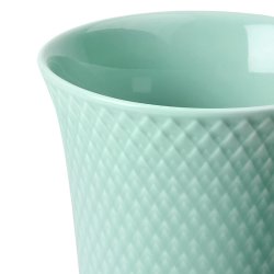 Lyngby Porceln - Rhombe Color Vase H15 cm - Aqua