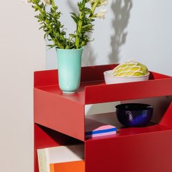 Lyngby Porceln - Rhombe Color Vase H15 cm - Aqua