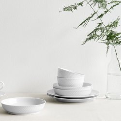 Lyngby Porceln - Rhombe Desserttallerken - 16 cm