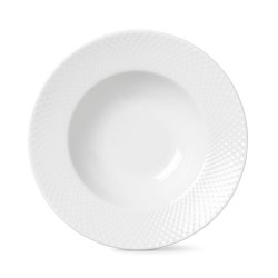 Lyngby Porceln Rhombe - Dyb Tallerken - 24,5 cm
