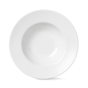 Lyngby Porceln Rhombe - Dyb Tallerken - 24,5 cm