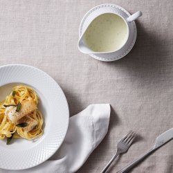 Lyngby Porceln Rhombe - Dyb Tallerken - 24,5 cm