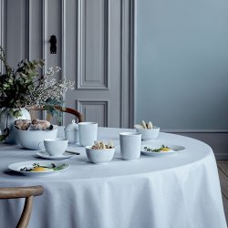 Lyngby Porceln Rhombe - Dyb Tallerken - 24,5 cm