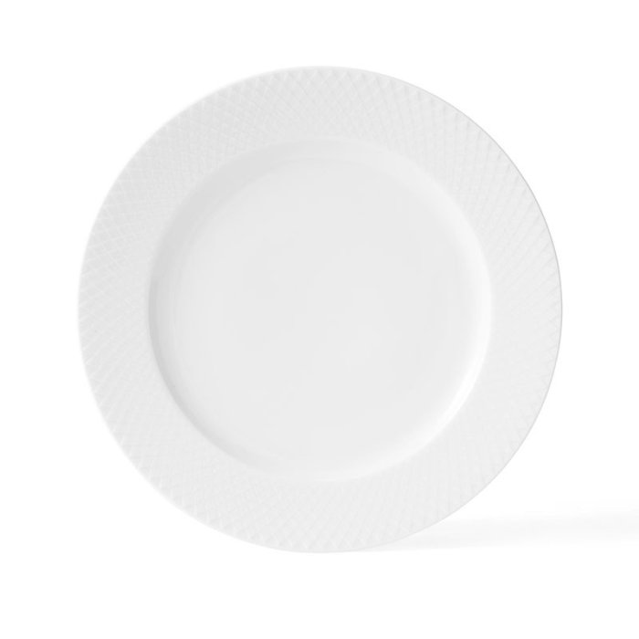 Lyngby Porceln Rhombe - Middagstallerken - 27,5 cm